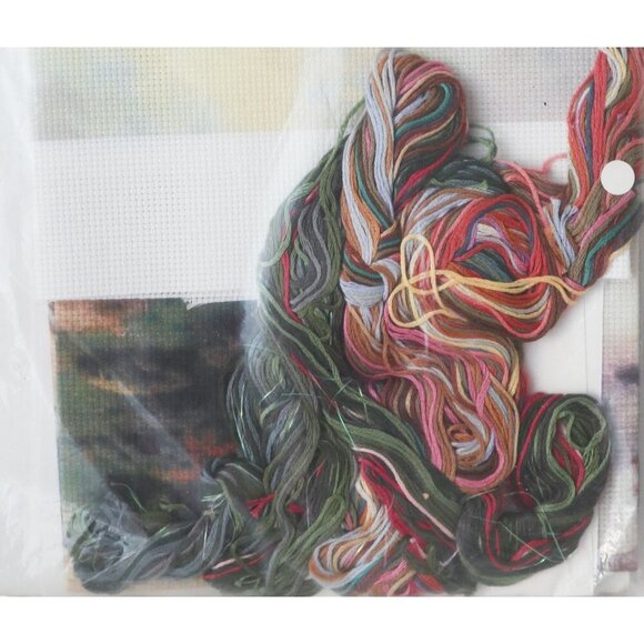 Candamar Embellished Cross Stitch Kit #51113 Mountain Chapel Thomas Kinkade - Picture 5 of 5